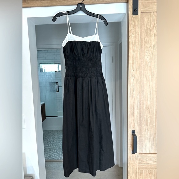 Moon River Vintage Style Black and White Adjustable Straps Dress Size M - Picture 1 of 5